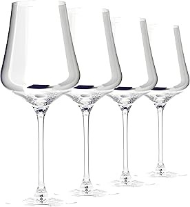 Juego de copas de cristal